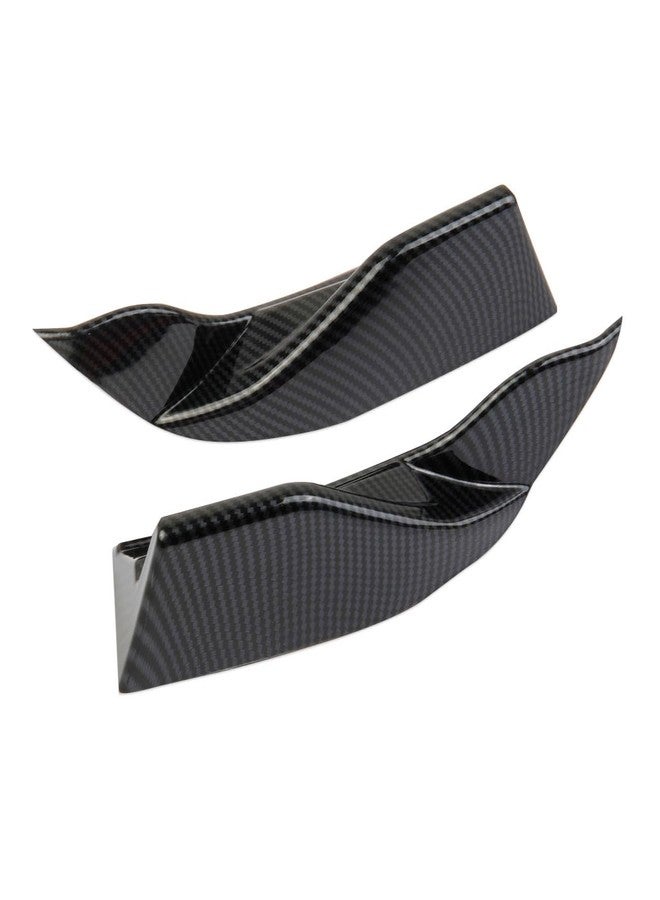 crosselec Carbon Fiber Pattern Rear Bumper Spoiler Bumpers Lip Diffuser Splitter Protector for Chevrolet Corvette C8 2020-2025 - Image 3